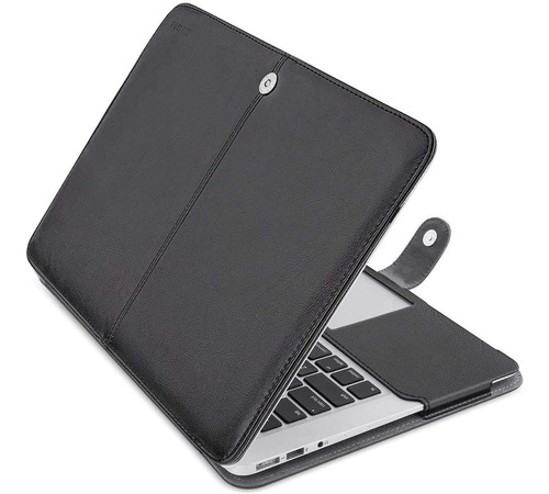 Funda Para Laptop Estilo Libro Para Macbook Air De 13  Negro