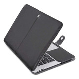 Funda Para Laptop Estilo Libro Para Macbook Air De 13  Negro