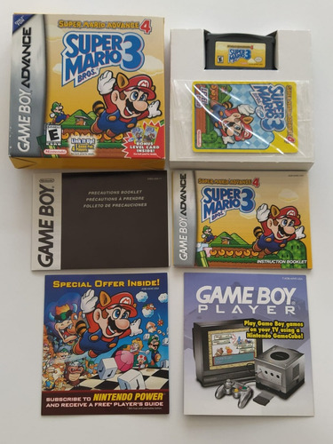 Juego Game Boy Advance Super Mario Advance 4+caja+manual+ins