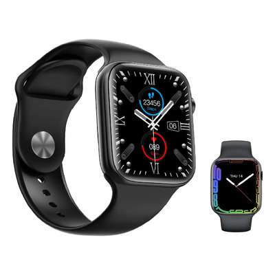 Reloj Inteligente T500 Ultimate Smartwatch Para Mujer Y Hombre Con Asistente De Voz Pantalla Táctil Bluetooth Llamadas Deportes Sensor De Ritmo Cardiaco ISDEWATCH Negro | Meses sin interés