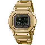 Reloj Casio G-shock Solar Gmwb5000gd9cr Original E-watch Color De La Correa Dorado Color Del Bisel Dorado Color Del Fondo Negro