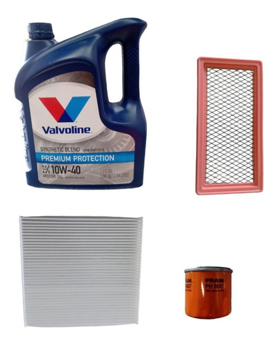 Kit Cambio Filtros Nissan Versa + Aceite Valvoline