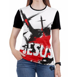 Camiseta Jesus Bíblia Gospel Evangélica Feminina Roupas