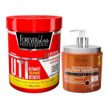 Forever Liss Cauter Restore + Máscara Uti Reconstrutora 950g