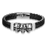 Pulsera Skull De Acero Inoxidable 