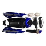 Kit Plasticos Gilera Smash Very 110 Neg/azul 10pzas Ourway