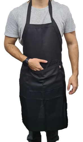 Avental De Frente Oxford Masculino Feminino Com Bolso