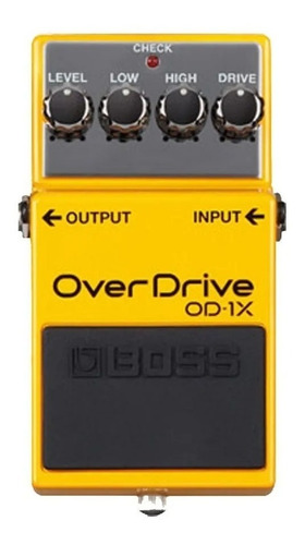 Pedal Overdrive Distorsión P/ Guitarra Boss Od1x 