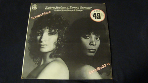 Barbra Streisand / Donna Summer  No More Tears Lp