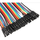 Cables Hembra Hembra 40x20cm Hh Dupont Arduino Protoboard