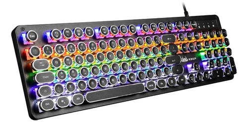 Teclado Gamer Mecánico T/cromo Knup Kp-2073 Rgb Español Lat.