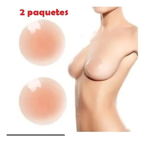 2 Pqtes Cubre Pezones Silicon Parches Pezoneras Reutilizable