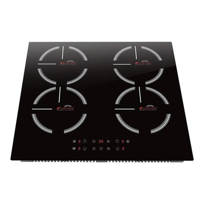 Estufa Inducción Empotrable Ecocinare Cook-04 4 Quemadores Táctil Vidrio Negro | Meses sin interés