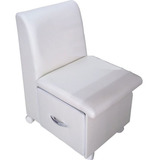 Cadeira Manicure Cirandinha Branca Sem Apoio Braços Maos