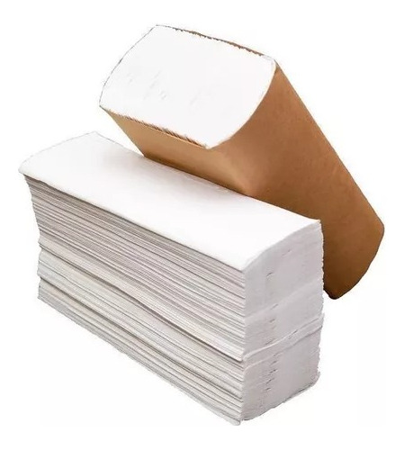 Toalla Baño Intercalada Papel Tissue Blanco Intermedio 2500