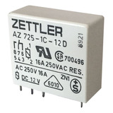 Rele Zettler Az725-1c-12d Altern Omron G2r-1-e-12v 16a 12v 