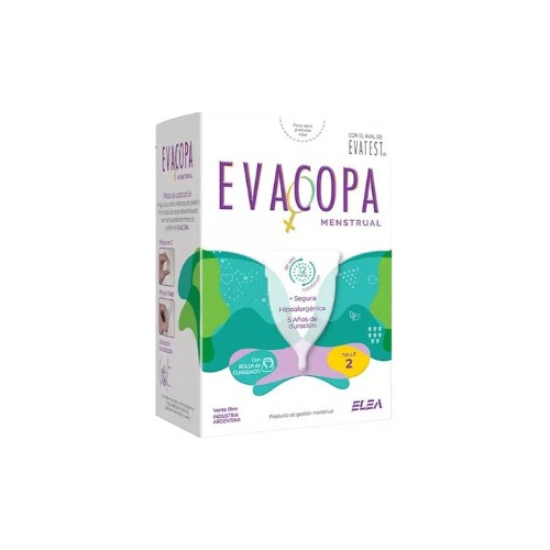 Evacopa Menstrual Hipoalergénica Ecologica Reutilizable T 2