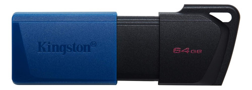 Pendrive Dtxm 64gb Usb 3.2 Kingston Azul/negro.