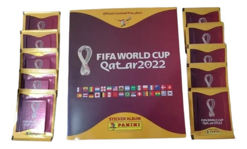 Album Versao Sul Americana Copa Qatar 2022 + 10 Envelopes