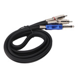 Cable De Sonido Estéreo Ts A Dual Rca De 1/4 De Pulgada Con