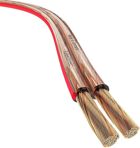 Cable De Audio Hi Fi Kabeldirekt 15 Mts 100% Cobre Ofc 16awg