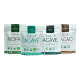 4 Pack Cacao En Polvo, Nopal, Azúcar E Inulina De Agave