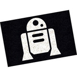 Tapete Capacho 60x40 R2d2 Star Wars Geek Porta Casa Robo Ap