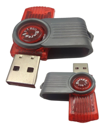 Mini Leitor De Cartão Micro Sd / M2 Adaptador Usb Pendrive