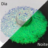 Glitter Flocos Folhas Holográfico Decoração/resina/unha 25g