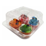 Porta Cupcakes Cajas Transparentes Para Magdalenas Con  Ppp