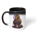 Taza Magica Cambia Color Chewbacca Star War