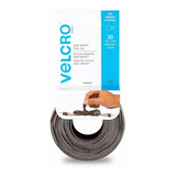 30pz Tiras Organizadoras Cables Velcro Cinta Sujetadora Gris
