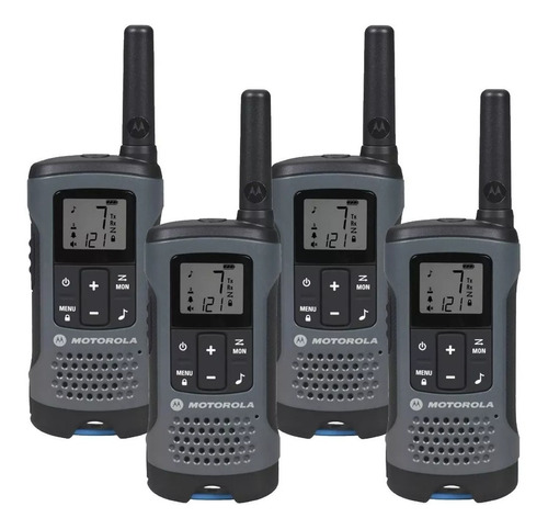 Kit 4 Radios Motorola 32km* 20 Mi Puerto Micro Usb T200