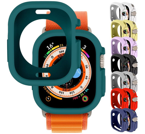 Case Funda Protector Tpu 360 Para Apple Watch Ultra 49mm