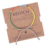 Kelitch Pulseras De Eslabones Para Mujer Miyuki Con Cuentas