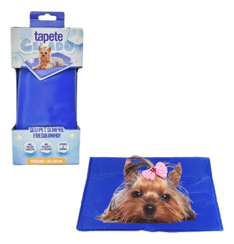 Tapete Para Pet Cachorro Gelado Refrescante 40x50