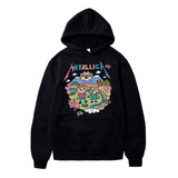 Blusa De Frio Moletom Canguru Banda Metallica Solomoun Arte