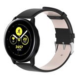 Correa De Piel Lisa Premium Para Galaxy Watch Active 2