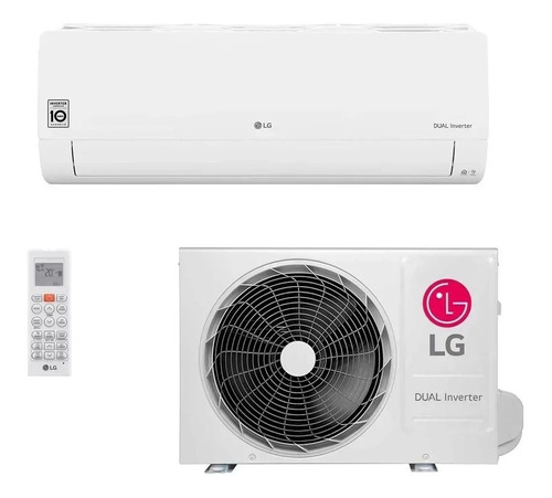 Ar-condicionado Hw LG Inverter Voice 18000 Btu Frio Cor Bran