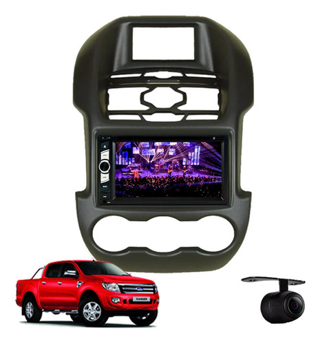 Central Multimídia Dvd Ford Ranger 2012 2013 2014 2015 2016