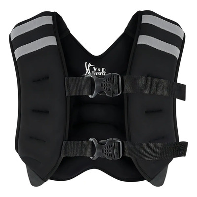 Chaleco Lastrado VYD FITNESS 12kg Neopreno, Unisex, Oscuro, para entrenamiento funcional, correr, CrossFit | Envío gratis