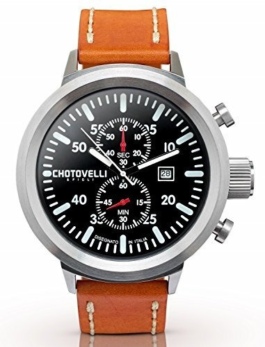 Chotovelli Big Pilot Reloj Para Caballero Cronografo Analogi