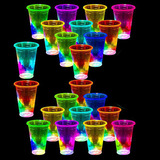 5 Tazas De Cristal Con Iluminación Led Para Halloween, 1 Peg