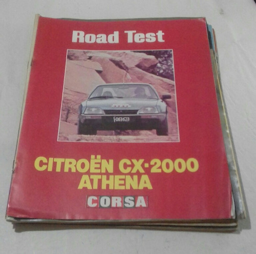 Revista Corsa Parabrisas. Suplemento. Road Test Citroen Cx-2