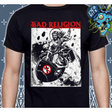 Bad Religion - Mens Atomic Jesus - Punk - Rock - Polera- Cyc