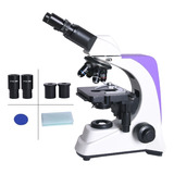 Profesional De Laboratorio Biológico Binocular Microscopía