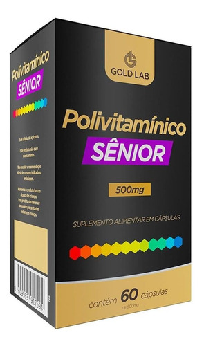 Polivitamínico Sênior - 60 Cápsulas - Gold Lab