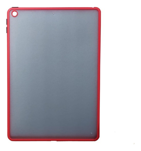 Funda Tpu Matte C/ Bordes De Color Para iPad 10.2 7/8/9 Gen