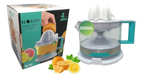 Exprimidor De Naranjas Extractor De Jugo Eléctrico Hg-613w