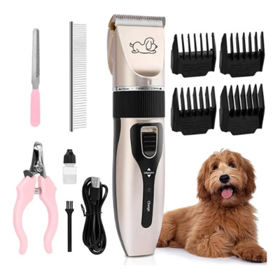 Maquina Corta Pelo De Mascotas Con Accesorios Incluidos Color Plateado | Meses sin interés